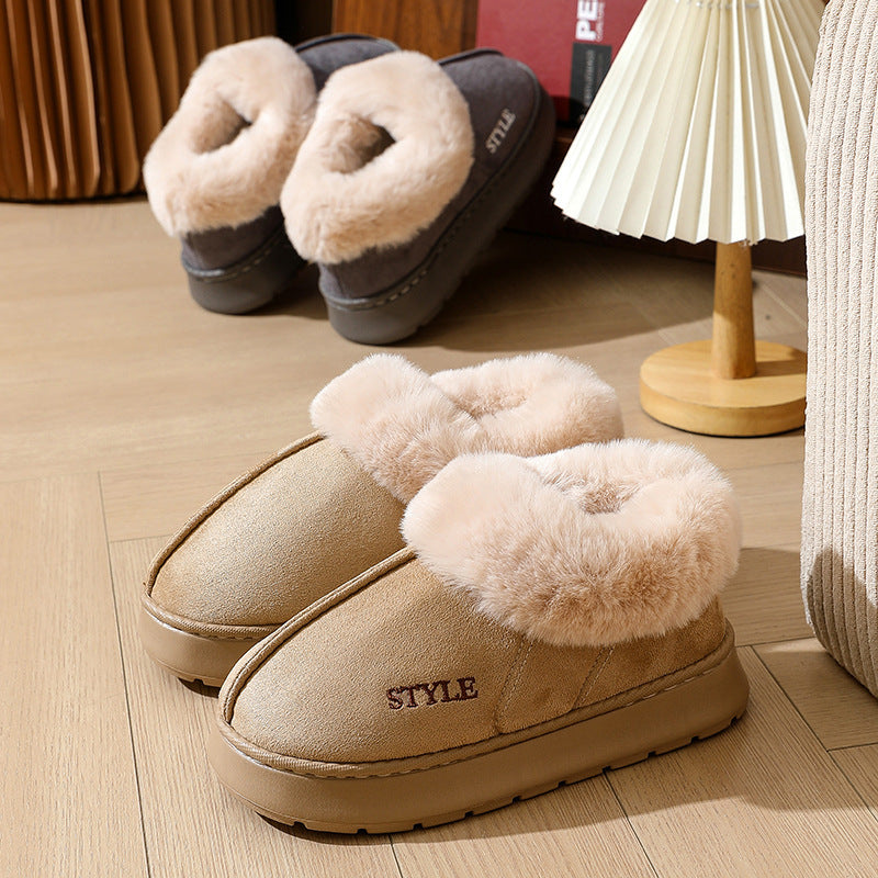 Shannon – Cozy Vegan Suede Snow Boots