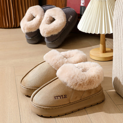 Shannon – Cozy Vegan Suede Snow Boots