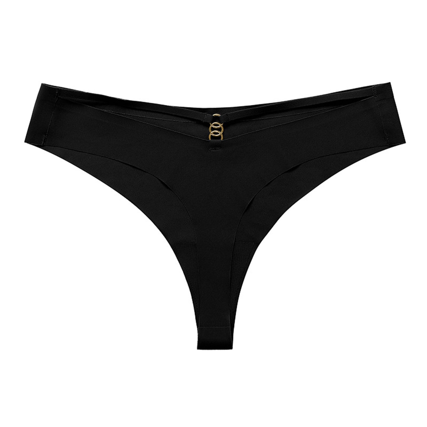 Shirley – Seamless Ice Silk Low-Waist Thong Set