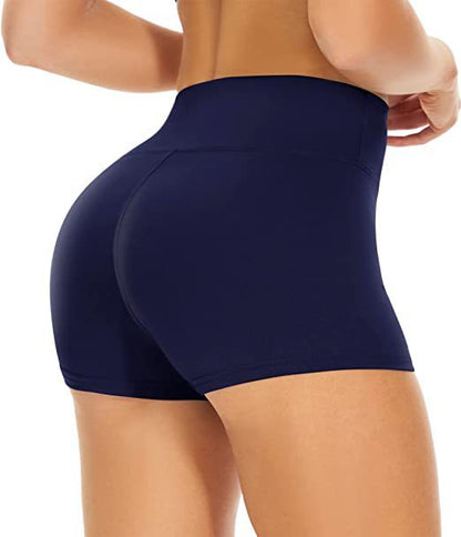 Alison – Trendy Vegan Silk High Waist Shorts