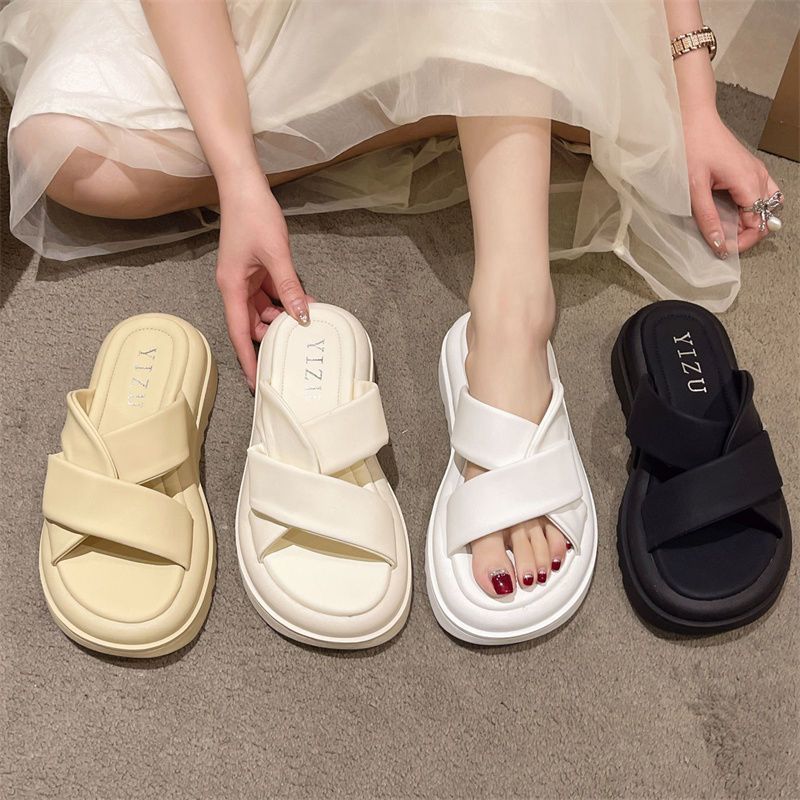 Heidi – Non-slip Outdoor Platform Slippers