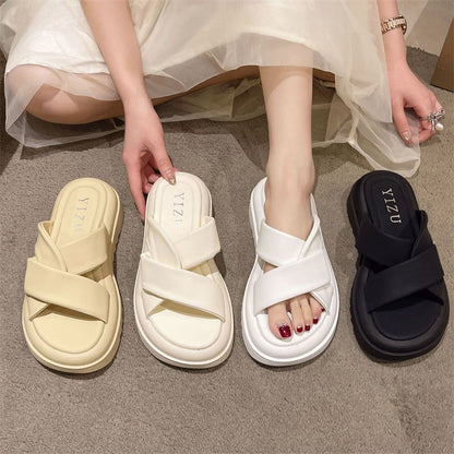 Heidi – Non-slip Outdoor Platform Slippers