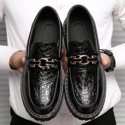 Tom – Glossy Casual Vegan Leather Shoes