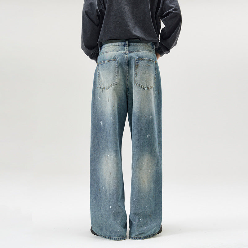 Anthony – American-Style Washed Loose Jeans