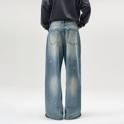 Anthony – American-Style Washed Loose Jeans