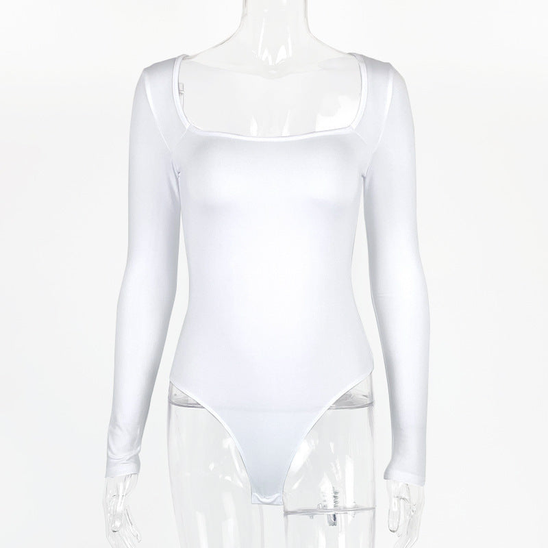 Robyn – Sexy Slim Fit Jumpsuit with Square Collar