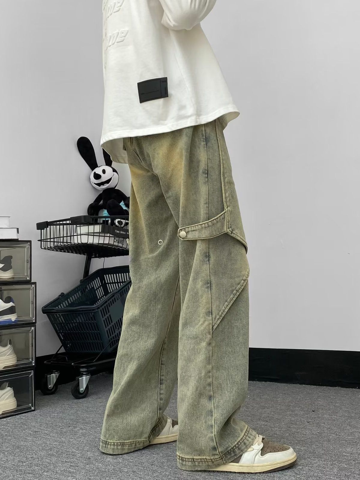 Jeremy – Men's Retro Wide Leg Jeans