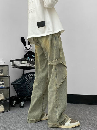 Jeremy – Men's Retro Wide Leg Jeans