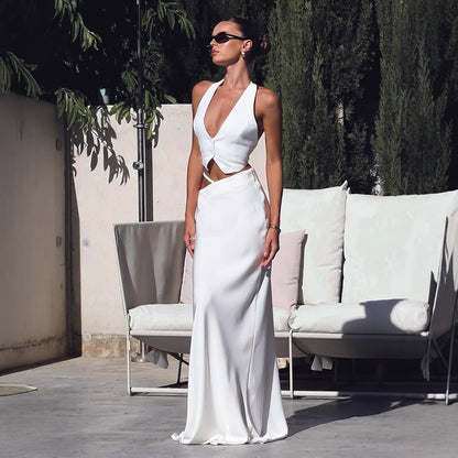 Jade – Elegant Hollow-Out Bodycon Maxi Skirt