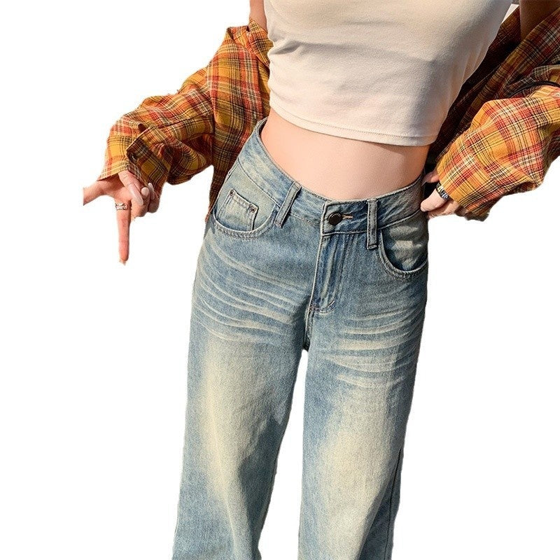 Lily – Glacier Blue Wide-leg Jeans