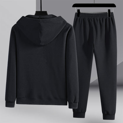 Thomas – Waffle Textured Hooded Sports Set