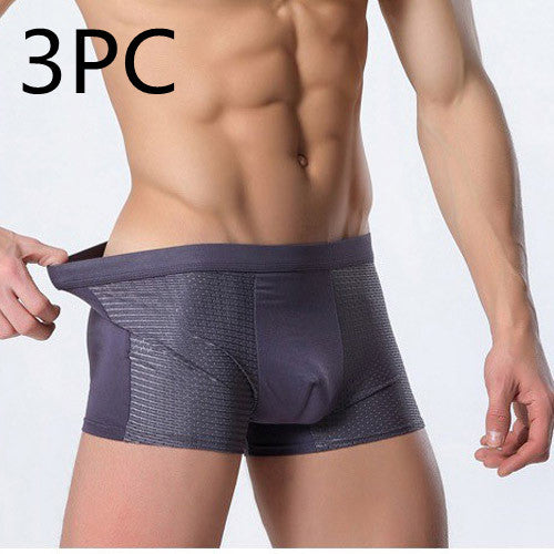 Bradley – Men's Mesh Boxer in Ice Silk