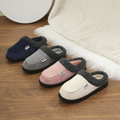 Imogen – Cozy Cotton Striped Indoor Slippers