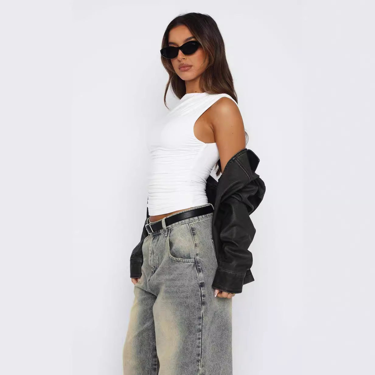 Clara – Sleeveless Sexy Slim Pullover