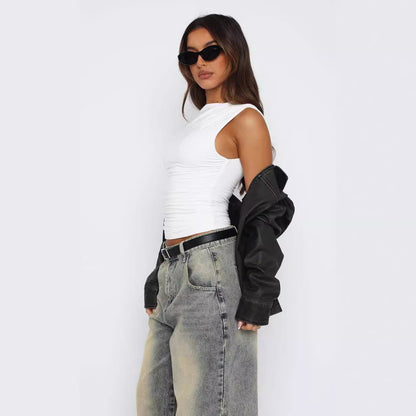 Clara – Sleeveless Sexy Slim Pullover