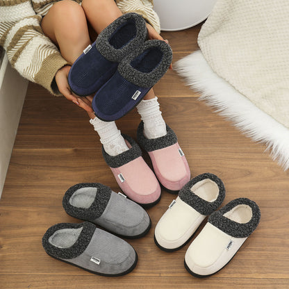 Imogen – Cozy Cotton Striped Indoor Slippers