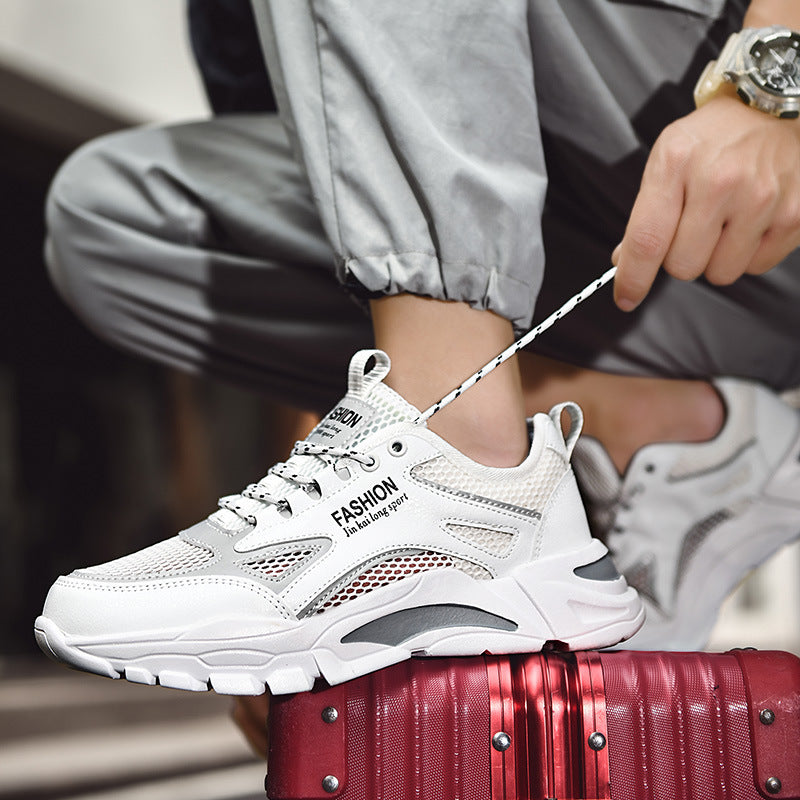 Geoffrey – Youth Running Sneakers with Mesh Design