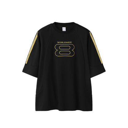 Jon – American Retro Loose Embroidery T-shirt