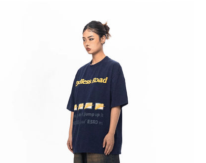 Emma – American-Style Printed Cotton T-shirt