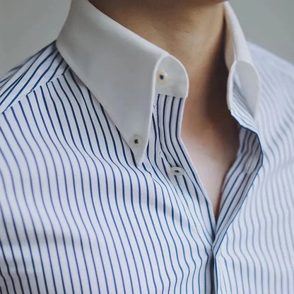 Sean – Vintage Striped Long Sleeve Shirt
