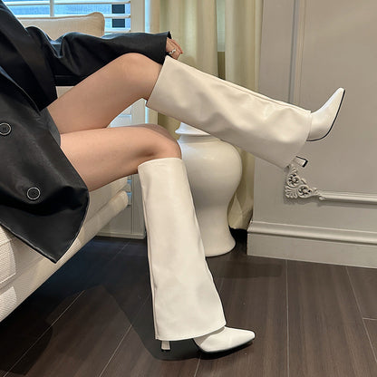 Phoebe – Vegan High-Top Boots
