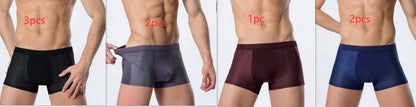 Bradley – Men's Mesh Boxer in Ice Silk