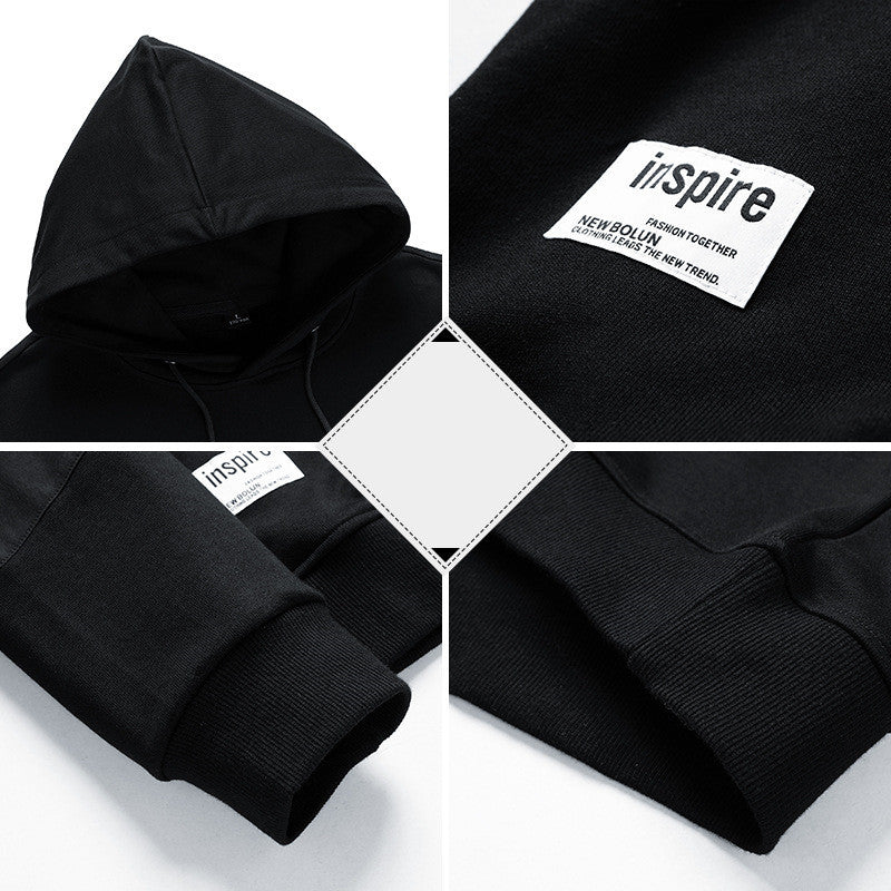 Jerry – Hooded Men's Sweatshirt in Plus Sizes