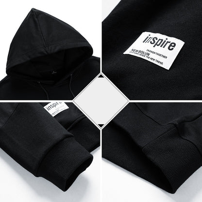 Jerry – Hooded Men's Sweatshirt in Plus Sizes