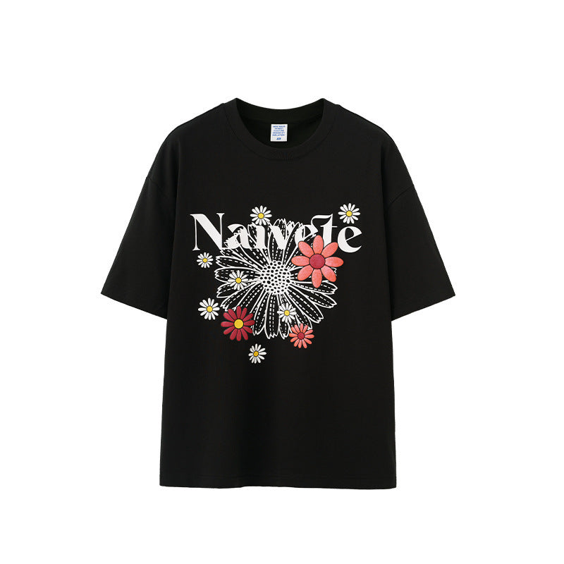 Robyn – Colorful Daisy Print T-shirt