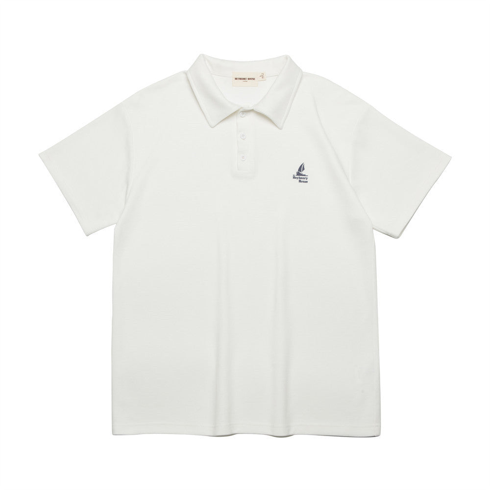 Rhys – Printed Small Icon Polo Shirt for Men