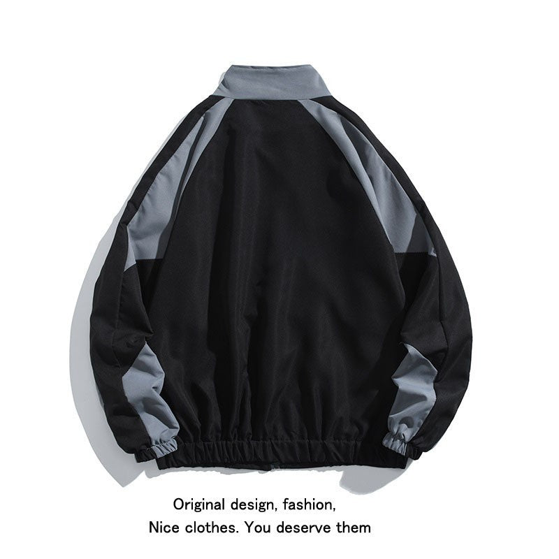 Gavin – Men's Color Block Baseball Collar Jacket