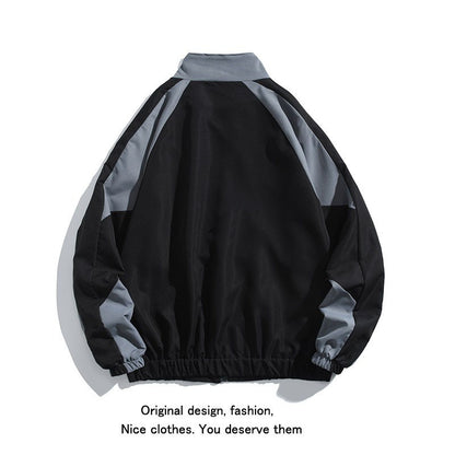 Gavin – Men's Color Block Baseball Collar Jacket