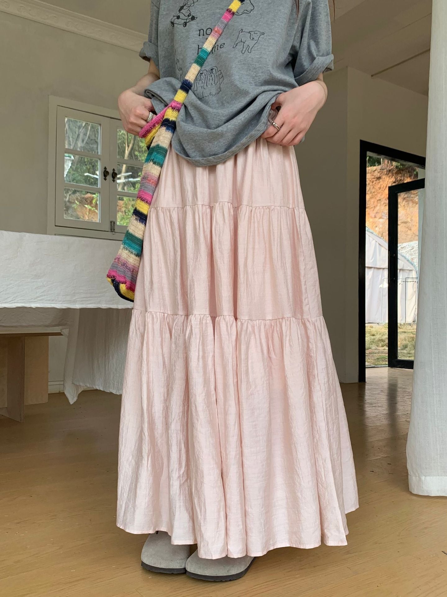 Georgina – Elegant Mid-length A-Line Skirt