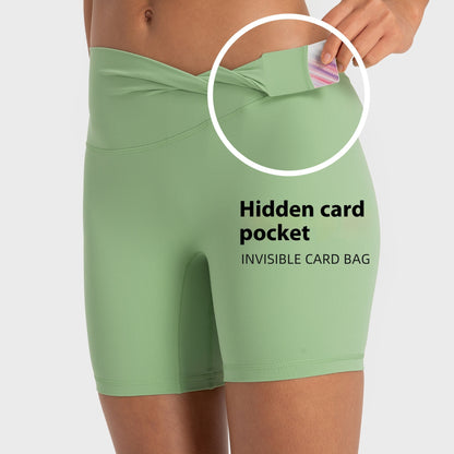 Angela – Women's Tight Yoga Shorts