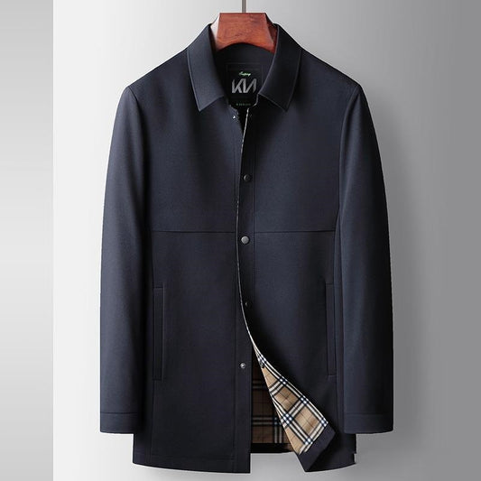 Christopher – Men's Polo Collar Zipper Casual Jacket