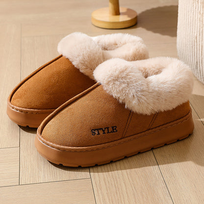 Shannon – Cozy Vegan Suede Snow Boots