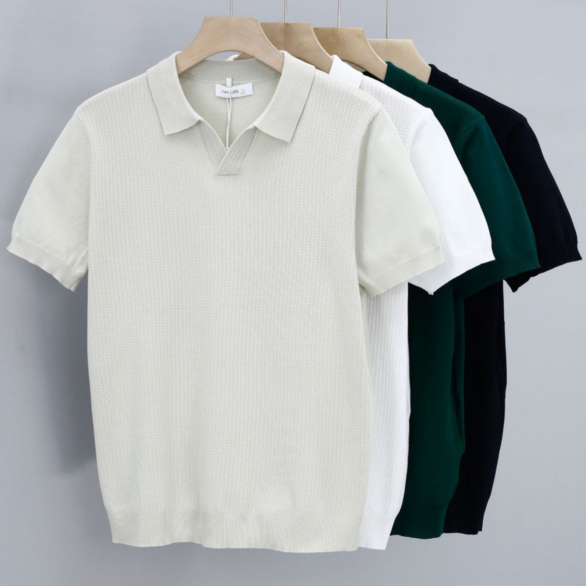 Rory – Summer Knitted Polo Shirt