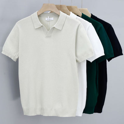 Rory – Summer Knitted Polo Shirt