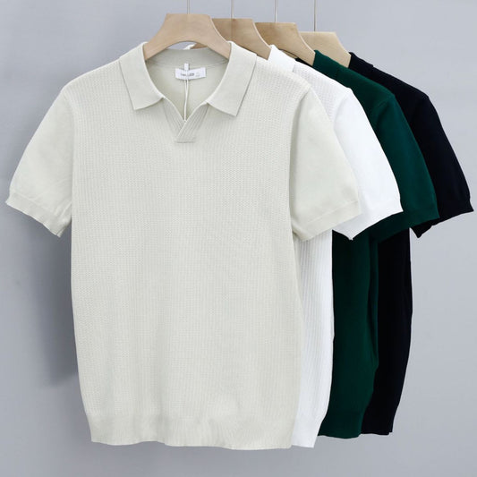 Rory – Summer Knitted Polo Shirt