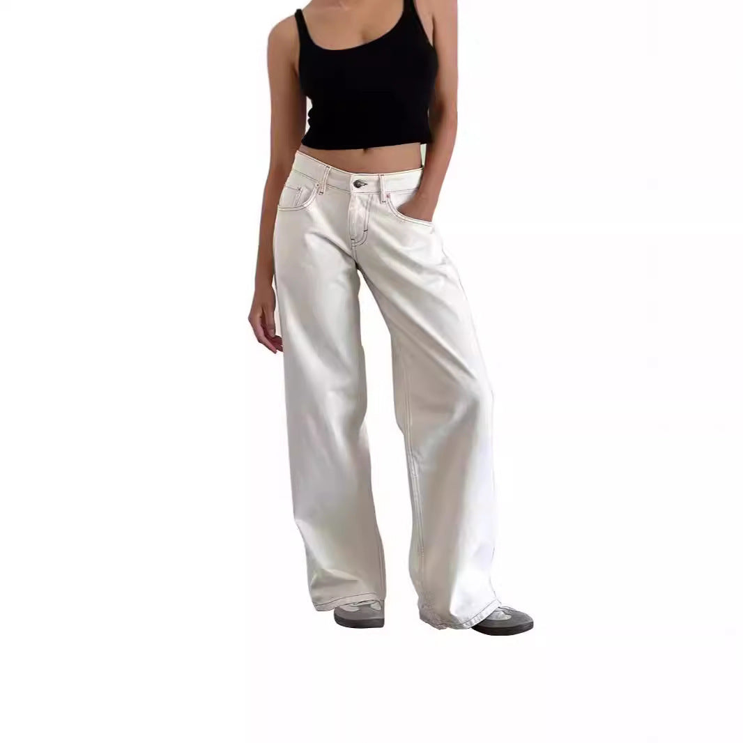 Mary – Wide Leg Denim Pants