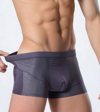 Bradley – Men's Mesh Boxer in Ice Silk