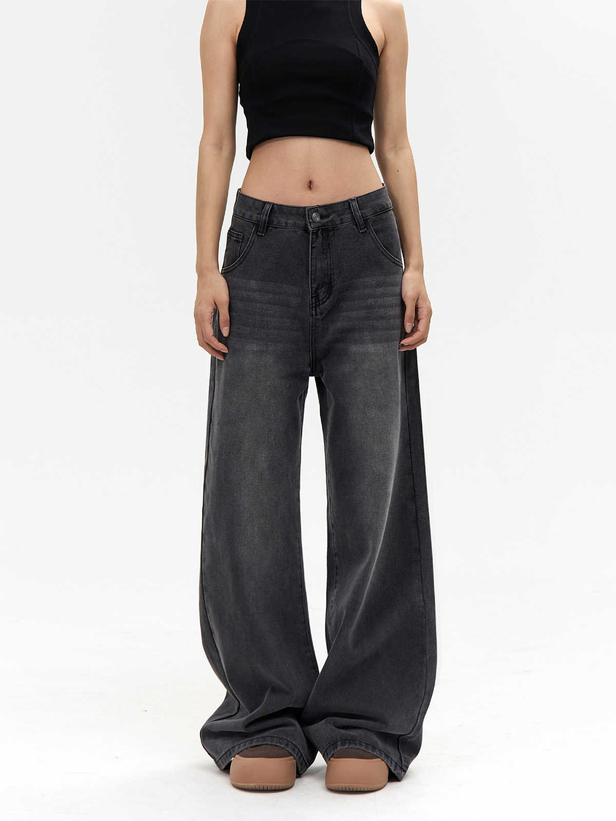 Janet – Wide Leg High Waist Jeans