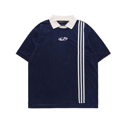 James – Striped Loose Polo Shirt