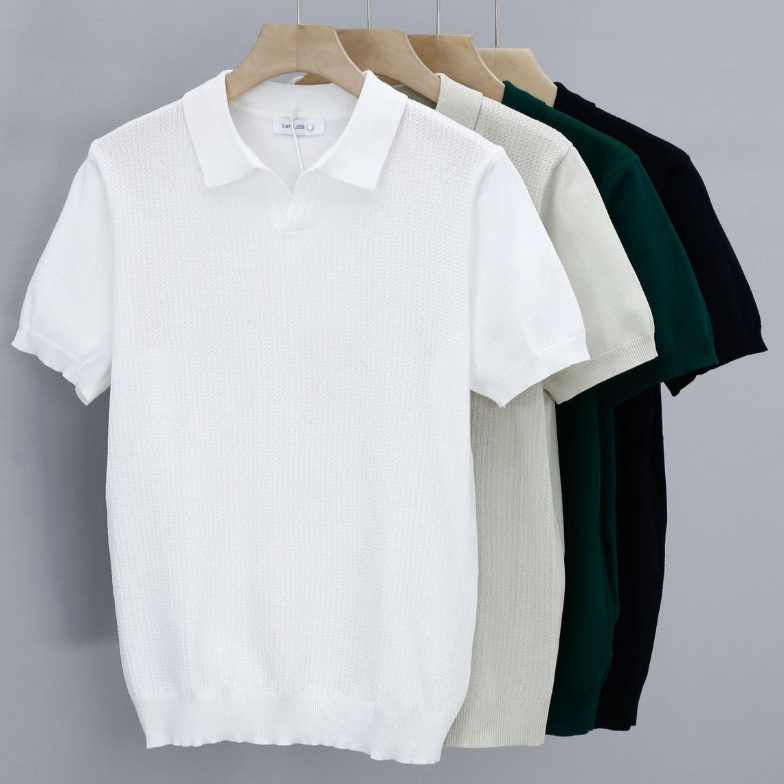 Rory – Summer Knitted Polo Shirt