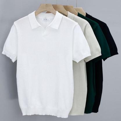 Rory – Summer Knitted Polo Shirt