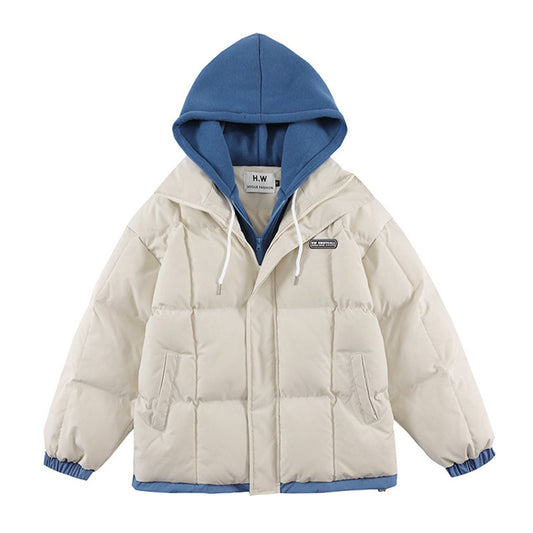 Austin – Color Contrast Patchwork Winter Jacket