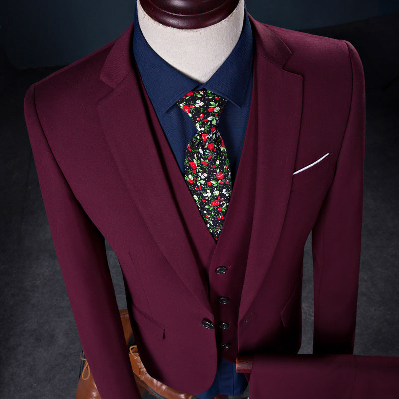 Phil – Men's Slim Suit with Retro Casual Style