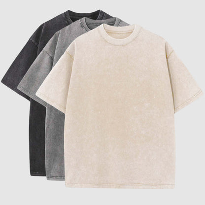 Adrian – Distressed Retro Loose Short Sleeve