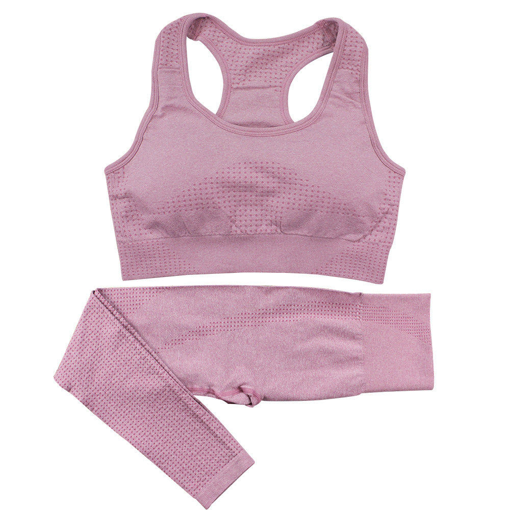Ann – Seamless Yoga Set with High Waist Leggings